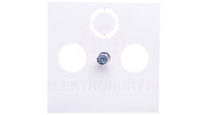 LUMINA2 Płytka czołowa do gniazd RTV-SAT biała WL6310