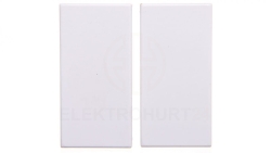 KOS66 Klawisz podwójny 2szt. 22,5x45 biały 660480