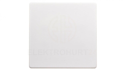 Berker Q.1 Klawisz pojedynczy do łącznika klawiszowego śnieżnobiały aksamit 16206089