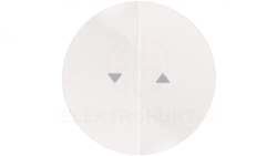 Berker R.1/R.3 Klawisz podwójny do łącznika żaluzjowego z symbolem /strzałka/ biały 16252089