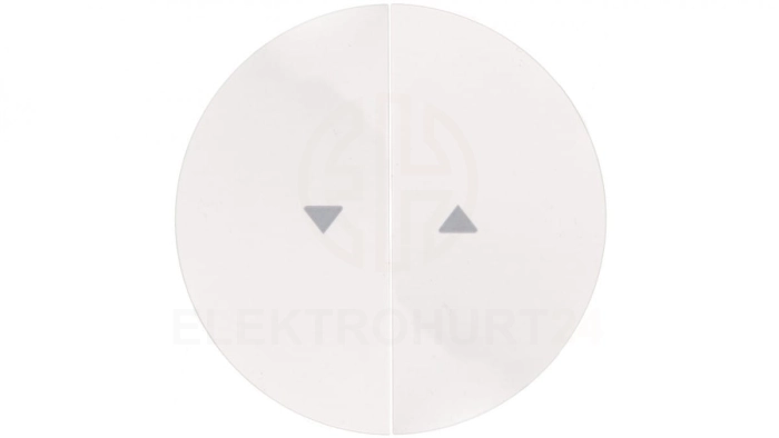 Berker R.1/R.3 Klawisz podwójny do łącznika żaluzjowego z symbolem /strzałka/ biały 16252089