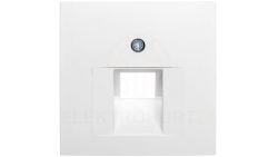 Berker S.1/B.1/B.3/B.7 Glas Płytka czołowa do gniazda teleinformatycznego pojedynczego RJ11/RJ12/RJ45 śnieżnobiała 14071909