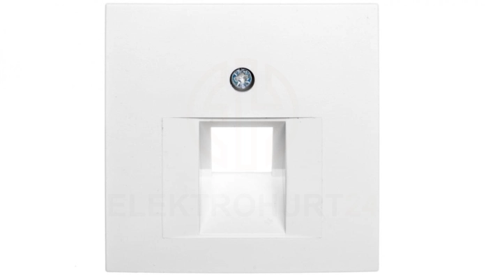 Berker S.1/B.1/B.3/B.7 Glas Płytka czołowa do gniazda teleinformatycznego pojedynczego RJ11/RJ12/RJ45 śnieżnobiała 14071909