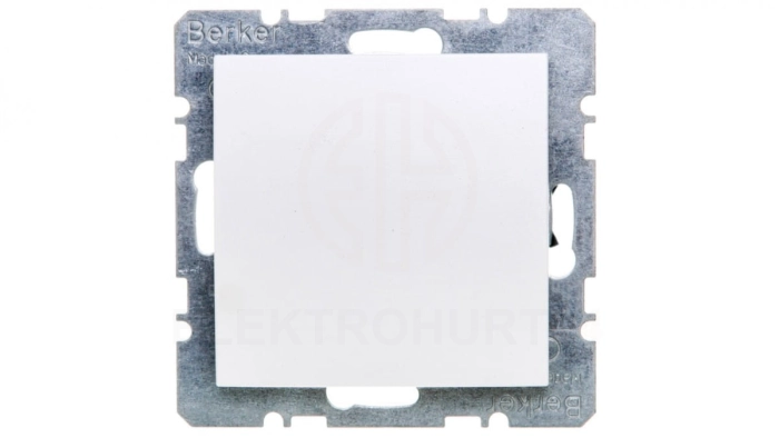 Berker B.Kwadrat Zaślepka z elementem centralnym śnieżnobiała 6710091909