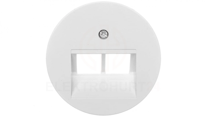 Berker R.1/R.3 Element centralny do gniazda przyłączeniowego UAE biały 14092089