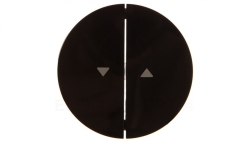 Berker R.1/R.3 Klawisz podwójny z symbolem Strzałka” czarny 16252045