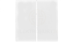 Simon 54 Klawisz do łączników/przycisków podwójnych biały DKW5/11