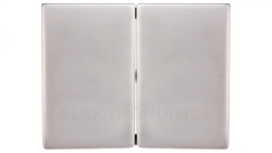 Berker/B.Kwadrat Klawisz podwójny łącznika stal szlachetna 14357004