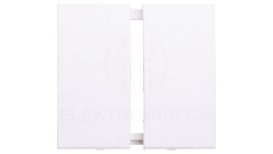 B.1 Klawisz 2-biegunowy świecznikowy śnieżnobiały tworzywo GLAS 16231909