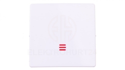 Simon 82 Klawisz pojedynczy przycisku z podświetleniem biały 82011-30