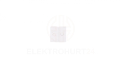 Simon 82 Klawisz podwójny przycisku żaluzjowego biały 82028-30