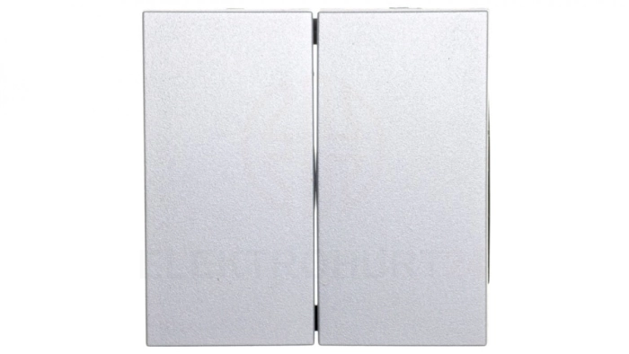 Berker B.1/B.3/B.7 Glas Klawisz podwójny srebrny 16231404