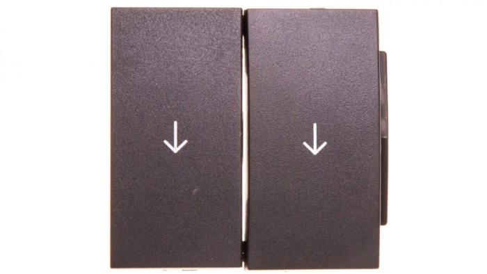 Berker B1/B5/B7 GLAS Klawisz do łącznika żaluzjowego z symbolem strzałka podwójny antracytowy 16251606