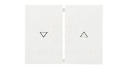 K.1 Klawisz świecznikowy z nadrukiem symbolu /strzałka/ śnieżnobiały 14357109