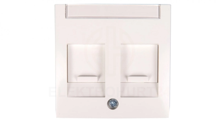 Berker/B.Kwadrat Element centralny podwójny śnieżnobiały 11818989