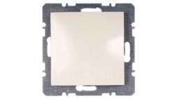 Berker/B.Kwadrat Zaślepka z elementem centralnym kremowa 10098982