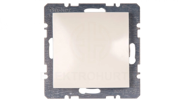 Berker/B.Kwadrat Zaślepka z elementem centralnym kremowa 10098982