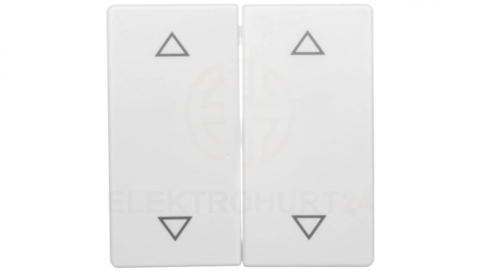 Berker Q.1 Klawisze z nadrukiem symbolu /strzałki/ śnieżnobiały aksamit 16446089 /2szt./