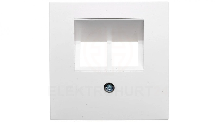 Berker B1/B3/B7 Płytka czołowa podwójna do gniazda przyłączeniowego UAE biała 14091909
