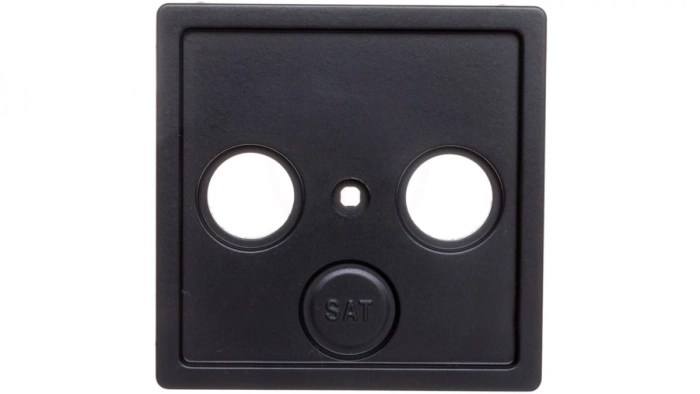 Plakietka centralna gniazda antenowego 2/3 wyjścia antracyt 12036086