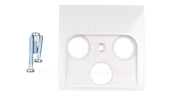 Berker/B.Kwadrat Element centralny gniazda antenowego 2-,3- wyjściowego kremowy 5312038982