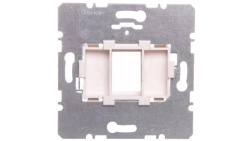 Berker R.1/R.3 Płytka nośna pojedyncza z białym elementem mocującym mechanizm 454002