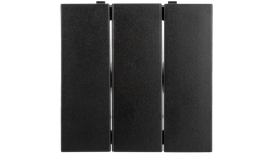 Berker B.1/B.3/B.7 Glas Klawisz potrójny do łącznika antracyt 16651606