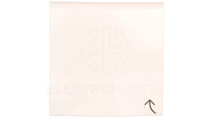 B.Kwadrat Płytka czołowa do gniazda z uziemieniem z pokrywą kremowy połysk 3965898992