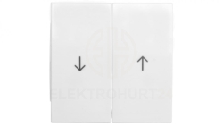 B.Kwadrat Klawisz podwójny symbol /strzałka/ biały 5316258999