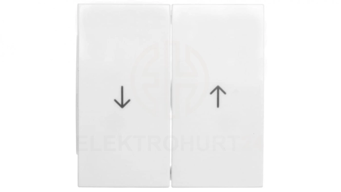 B.Kwadrat Klawisz podwójny symbol /strzałka/ biały 5316258999