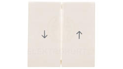 B.Kwadrat Klawisz podwójny symbol /strzałka/ kremowy 5316258992
