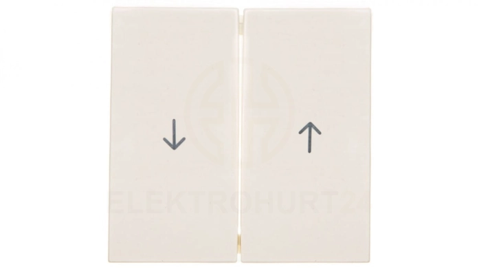 B.Kwadrat Klawisz podwójny symbol /strzałka/ kremowy 5316258992