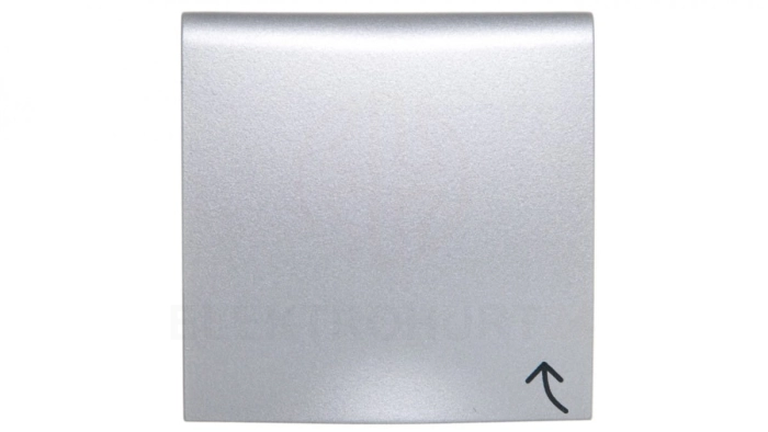 B.Kwadrat/B.7 Płytka czołowa gniazda z/u z pokrywą aluminium 3965898994