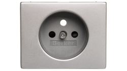 K.5 Płytka czołowa gniazda z/u z przesłonami stal szlachetna nierdzewna 3965757004