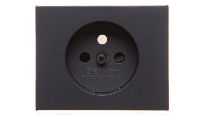 K.1 Płytka czołowa gniazda z/u z przesłonami antracyt mat lakierowany 3965757006