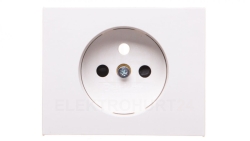 K.1 Płytka czołowa gniazda z/u z przesłonami śnieżnobiały 3965757009
