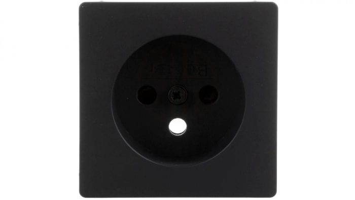 Q.1/Q.3/Q.7 Płytka czołowa gniazda z/u antracyt aksamit 3965766086