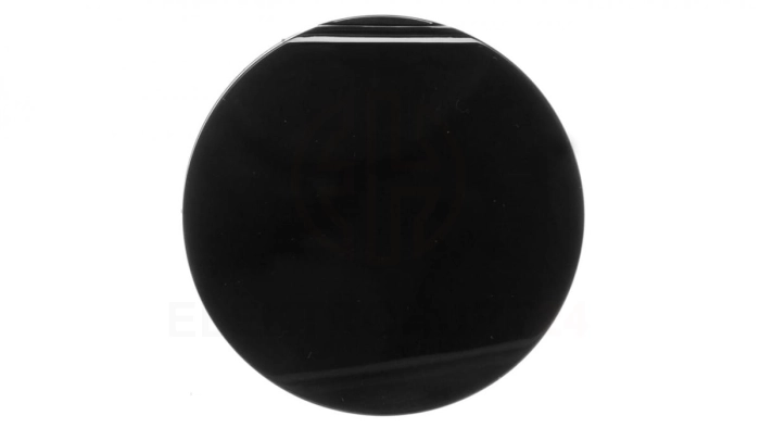 R.1/R.3 Płytka czołowa gniazda z/u i pokrywą czarny połysk 3965832045