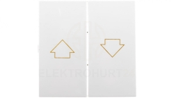 Simon 54 Klawisz do przycisku żaluzjowego SZP1M biały DKZP1/11