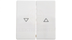 Berker/Q.1 Klawisz 2-krotny z nadrukiem symbolu strzałka biały aksamit 16256089