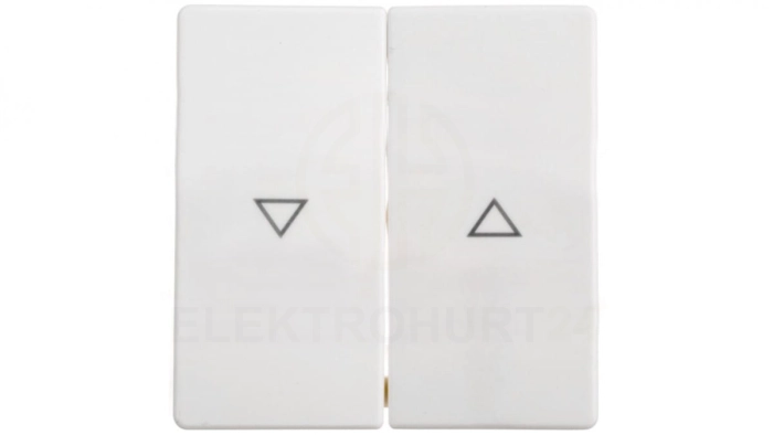 Berker/Q.1 Klawisz 2-krotny z nadrukiem symbolu strzałka biały aksamit 16256089