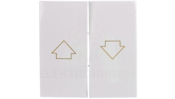 Simon 54 Klawisz do przycisku żaluzjowego SZP1WM biały DKZP1W/11