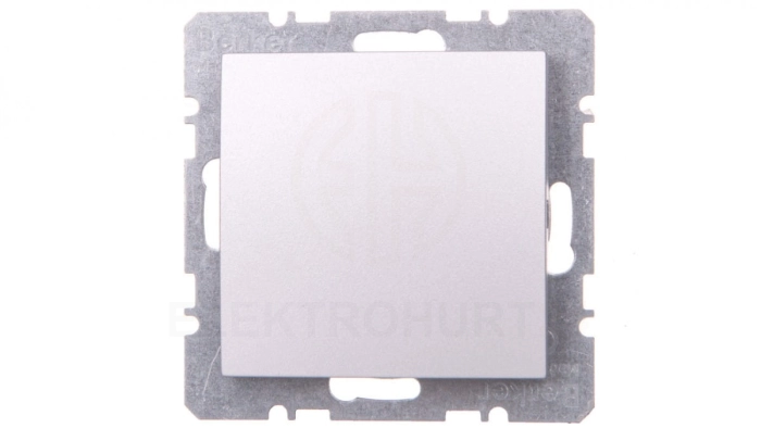 Berker/B.1/B.3/B.7 Glas Zaślepka z elementem centralnym aluminium 10091404