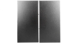 Simon 54 Klawisz podwójny łącznika schodowego do SW6/2M srebrny mat DKW6/2/43