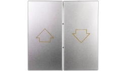 Simon 54 Klawisz do przycisku żaluzjowego SZP1WM srebrny mat DKZP1W/43