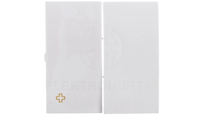 Simon 54 Klawisz do łącznika podwójnego schodowego SW6/2M antybakteryjny biały DKW6/2/AB11