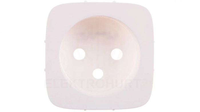 VALENA ALLURE Plakietka gniazda pojedynczego 2p+z biały 755305