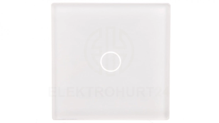 TouchMe Mały panel szklany, łącznik pojedynczy, biały TM530W