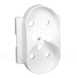 Simon 82 Pokrywa gniazda podwójnego z przesłonami do ramek DETAIL biały 82068PDZ-30