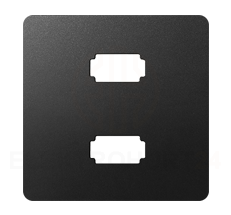 Simon 82 Pokrywa gniazda 2xUSB grafit 8201090-038